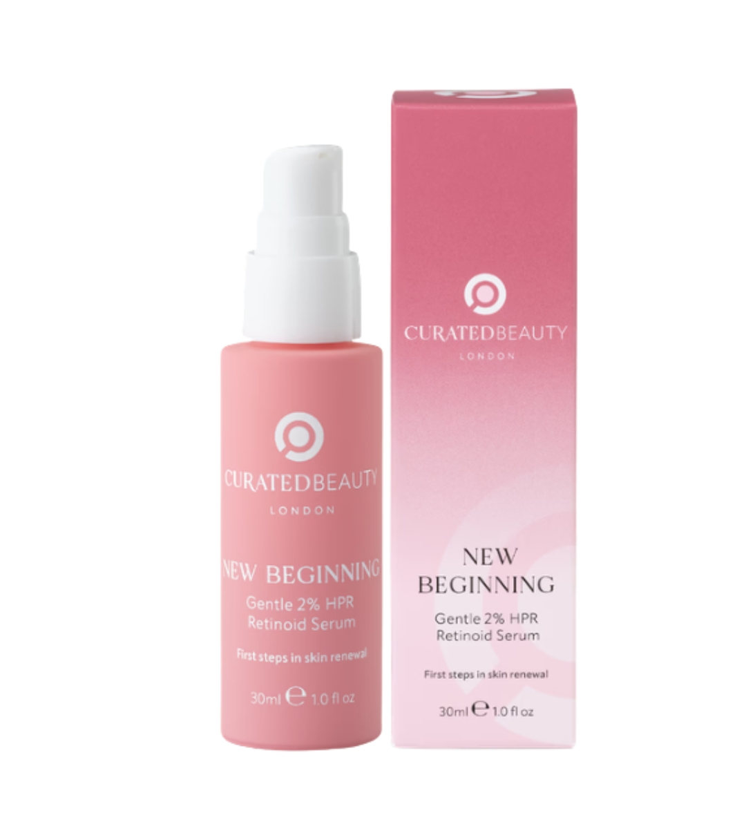 Curated Beauty London NEW BEGINNING Gentle 2 HPR Retinoid Serum
