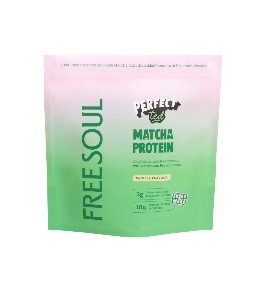 Free Soul x PerfectTed Matcha Protein Powder Free Soul x PerfectTed Matcha Protein Powder